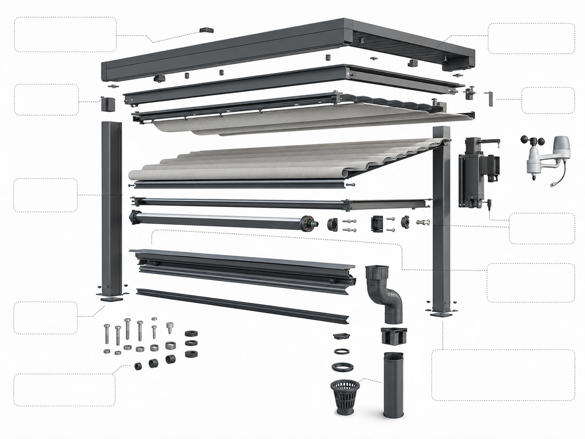 Visual guide to the main considerations for Awning Warranties and Lifespan